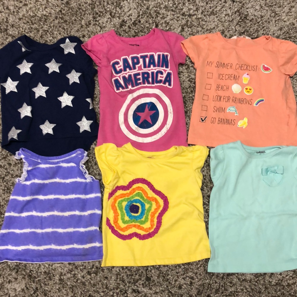 2T Toddler Girl Tops